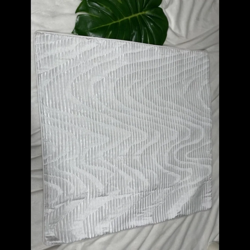 NEW Hotel‎ Collection Moire Quilted (1) Euro Sham